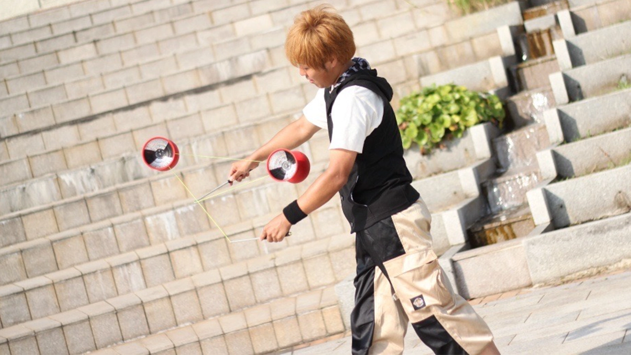 ディアボロクラスのレッスン風景（回す楽しさ・上達するおもしろさ）